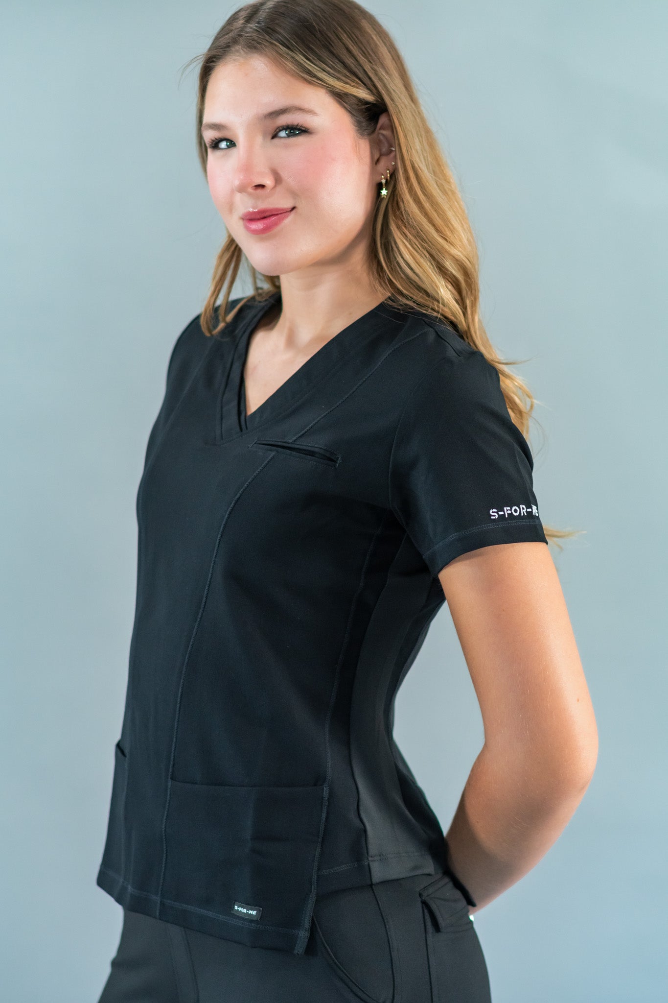 Women’s Waterproof 301 Black Top, Scrubs style 301