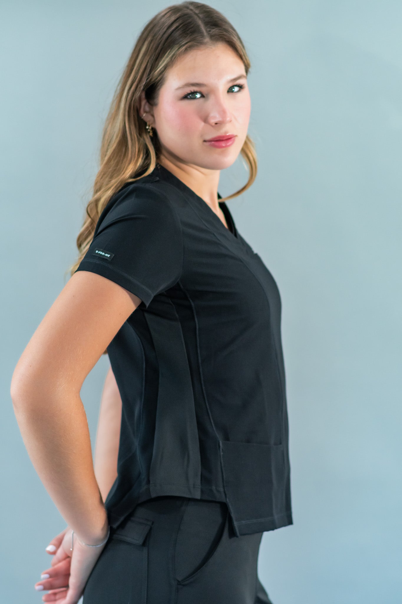 Women’s Waterproof 301 Black Top, Scrubs style 301