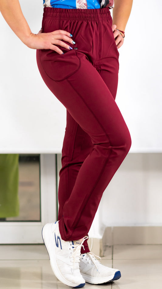 Women's 401 Fw Burgundy  Pants