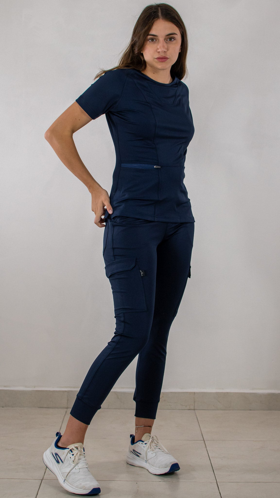 Women's Scrub Jogger Pants 901 Navy Blue