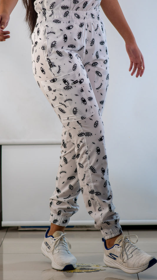 Women's Jogger Pants Stretch 501 Eyes