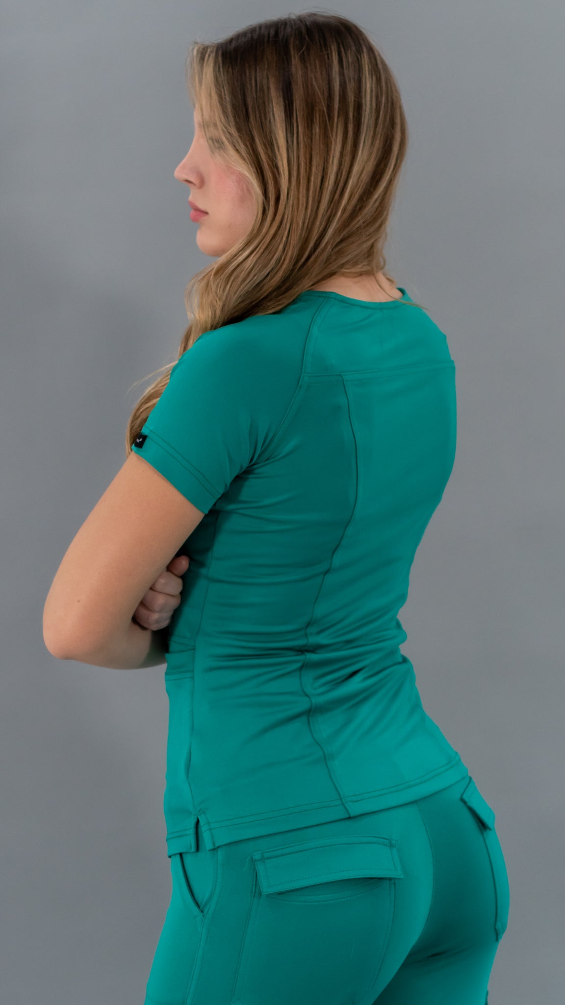 Women's Top 901 Surgical Green Super Stretch