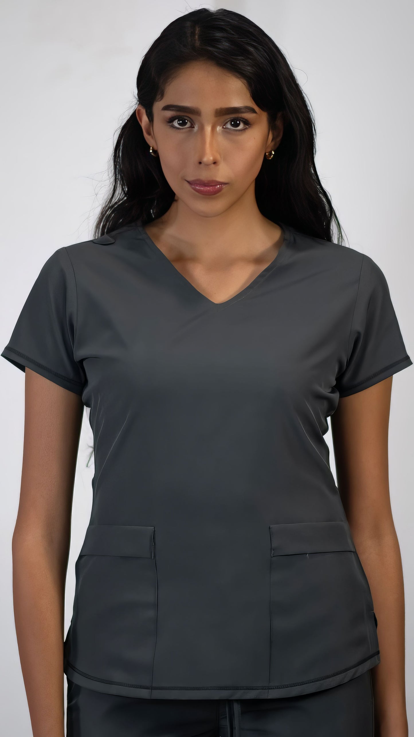 Women's Top Oxford Gray, Scrubs Style 600 Fways