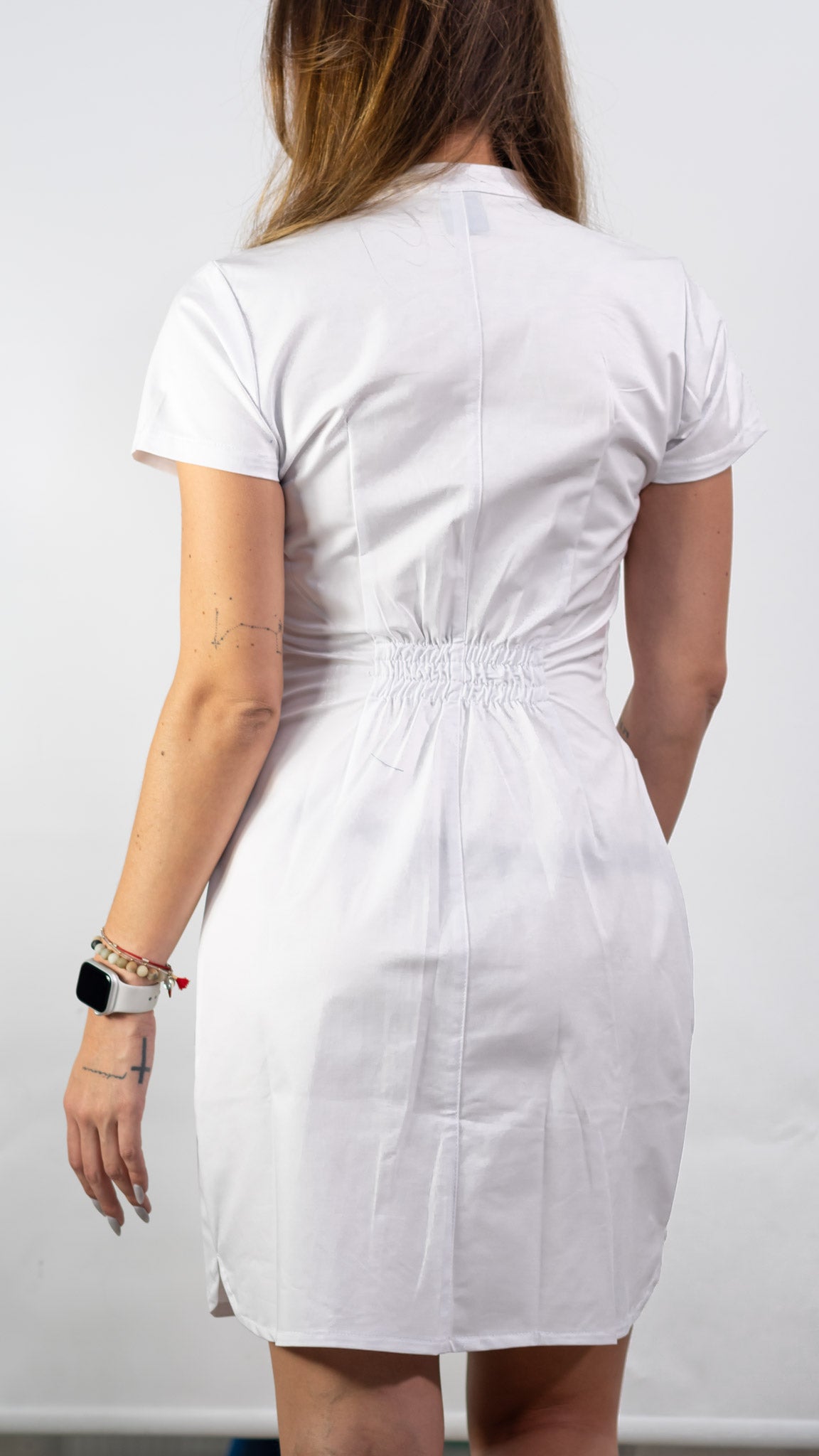 Women's 2- Pocket Mao-Neck Dress