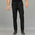 Men's Style 910 black Super Stretch hem scrub pants front view