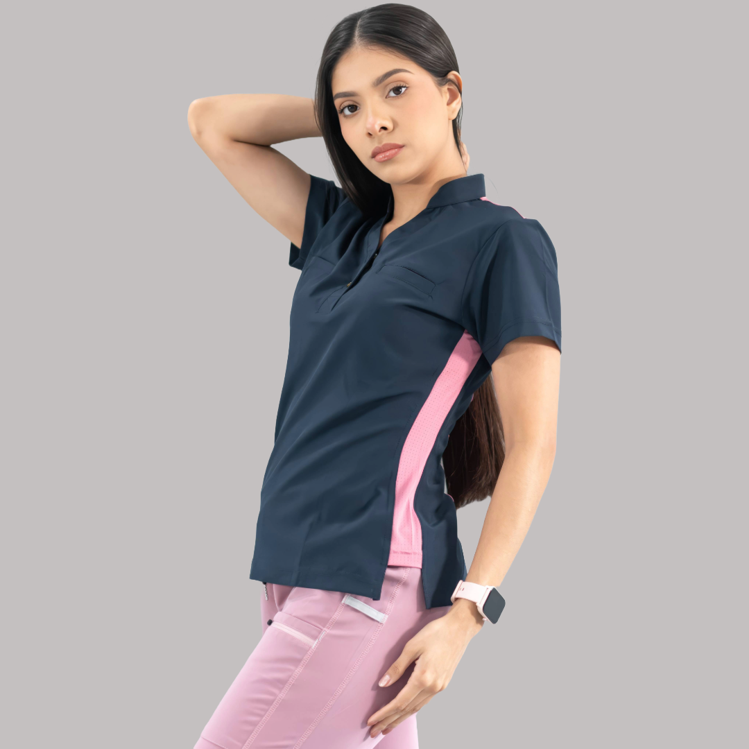 Women's Top Navy/Pink, Scrubs 520