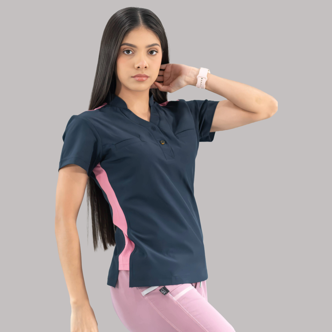 Women's Top Navy/Pink, Scrubs 520