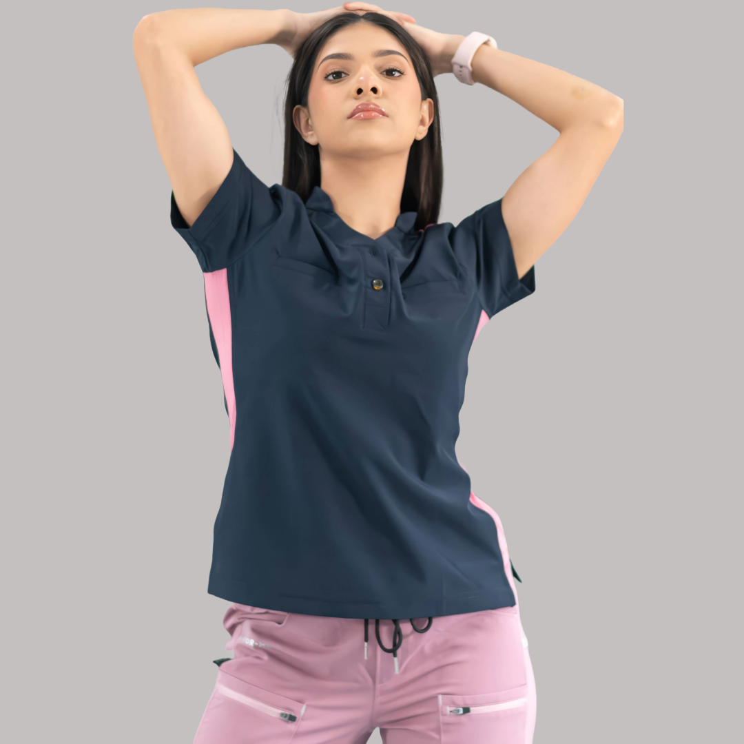 Women's Top Navy/Pink, Scrubs 520