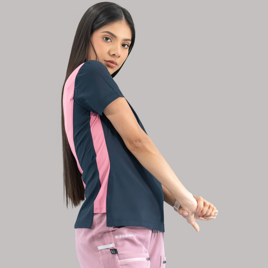 Women's Top Navy/Pink, Scrubs 520