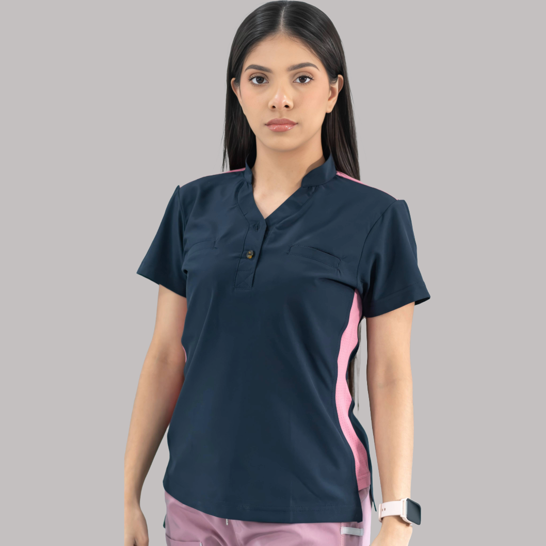 Women's Top Navy/Pink, Scrubs 520