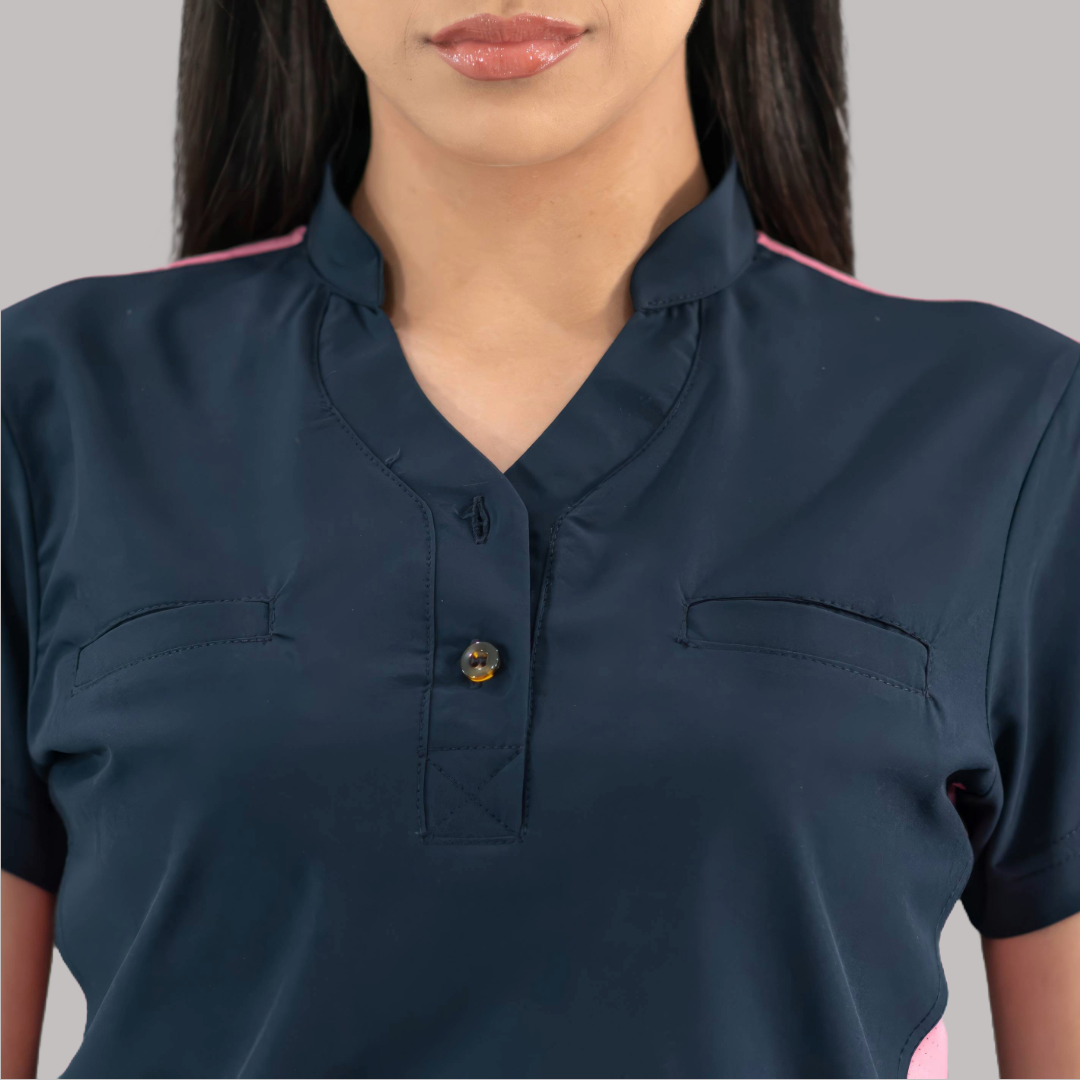 Women's Top Navy/Pink, Scrubs 520