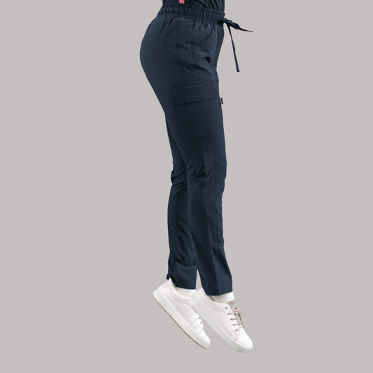 Women's Skinny Navy Pants, Scrubs 520