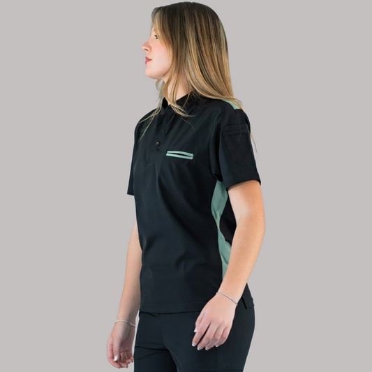 Unisex Relaxed Top 520 Black - Mint Scrubs 520