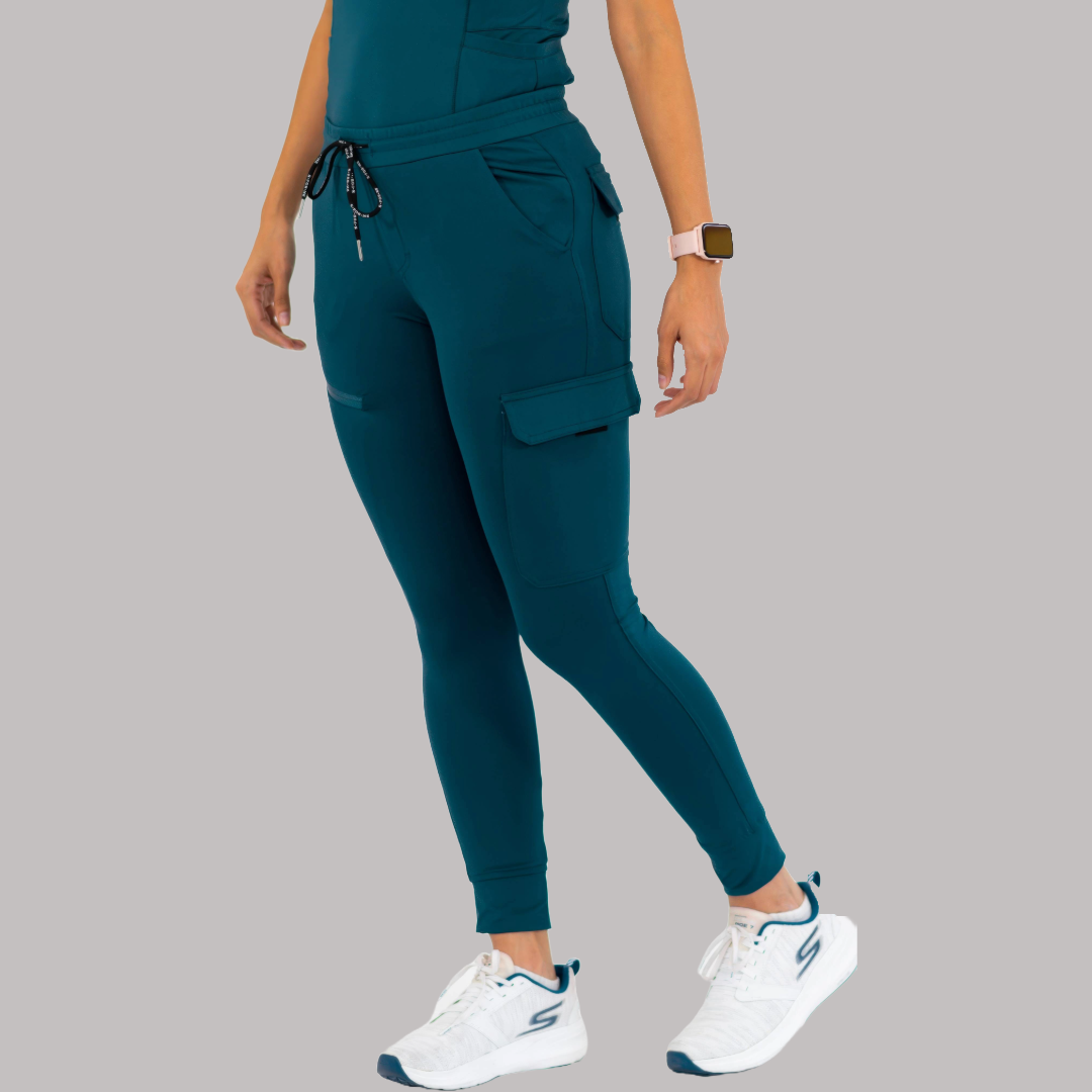 Women’s Jogger 905 Caribbean Blue, Super Stretch Scrubs