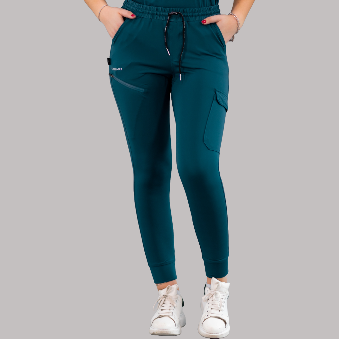 Unisex Relaxed Jogger 905 Caribbean Blue, Super Stretch Scrubs