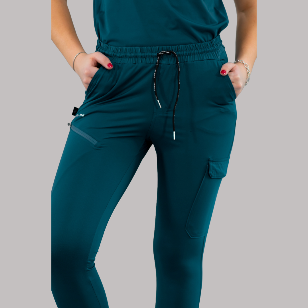 Unisex Relaxed Jogger 905 Caribbean Blue, Super Stretch Scrubs