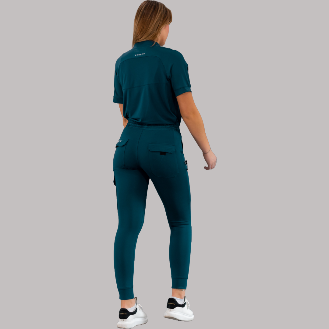 Unisex Relaxed Jogger 905 Caribbean Blue, Super Stretch Scrubs