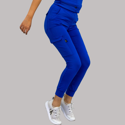 Women's Joggers Pants 901 Royal Blue Super Stretch