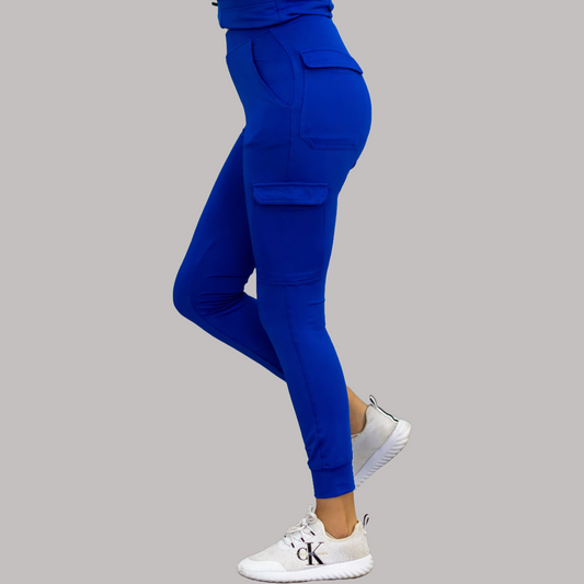 Women's Joggers Pants 901 Royal Blue Super Stretch