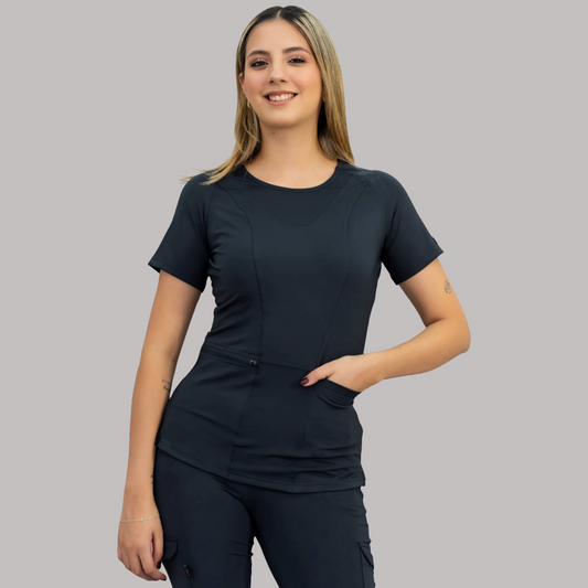 Women's Top 901 Black Super Stretch