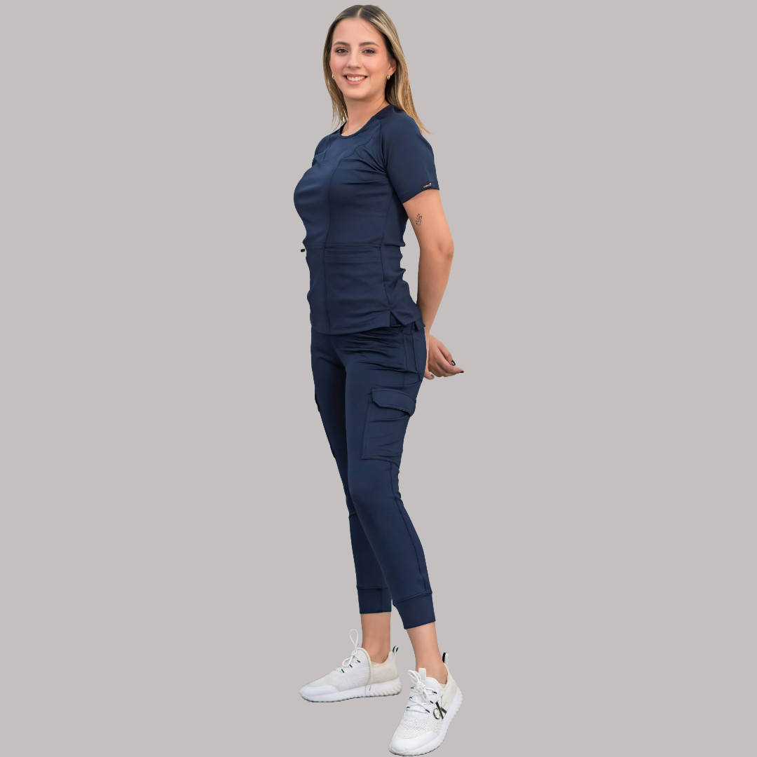 Women's Scrub Jogger Pants 901 Navy Blue