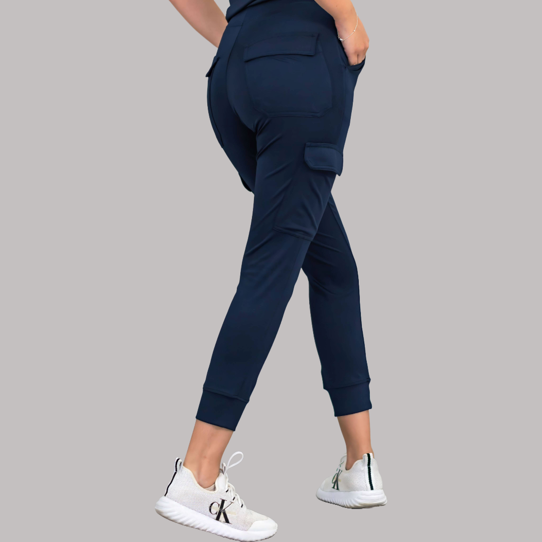 Women's Scrub Jogger Pants 901 Navy Blue