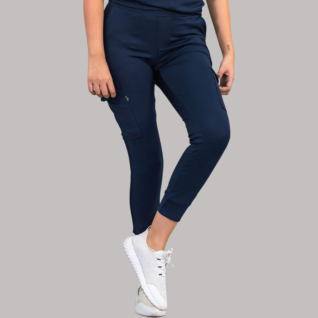 Women's Scrub Jogger Pants 901 Navy Blue