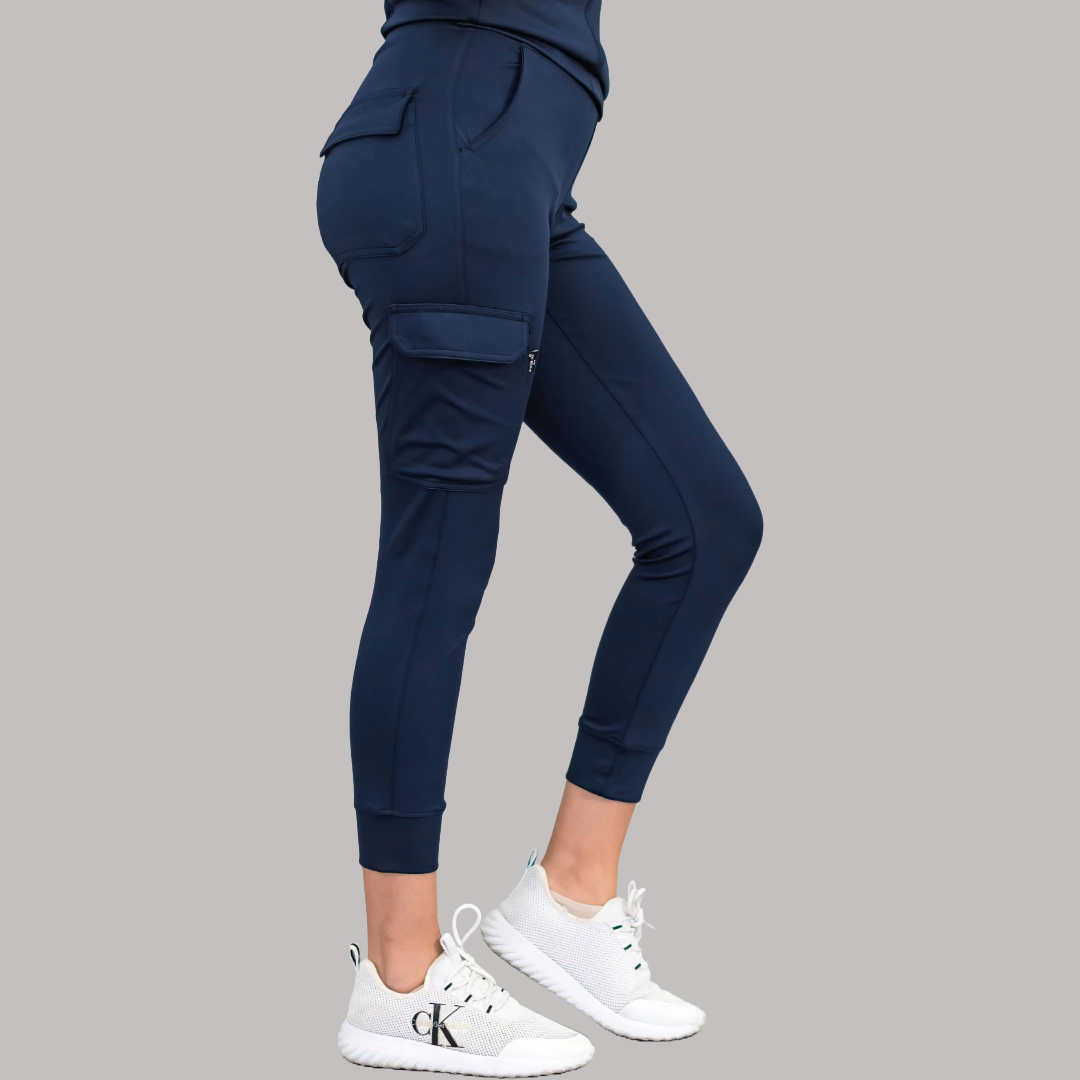 Women's Scrub Jogger Pants 901 Navy Blue