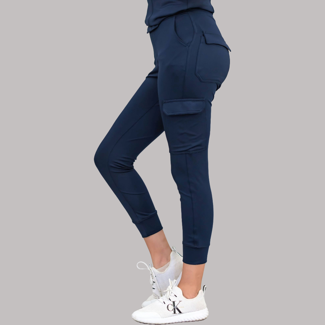 Women's Scrub Jogger Pants 901 Navy Blue