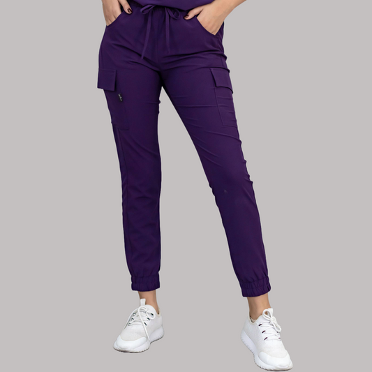 Women's Skinny Purple Jogger, Scrubs 520