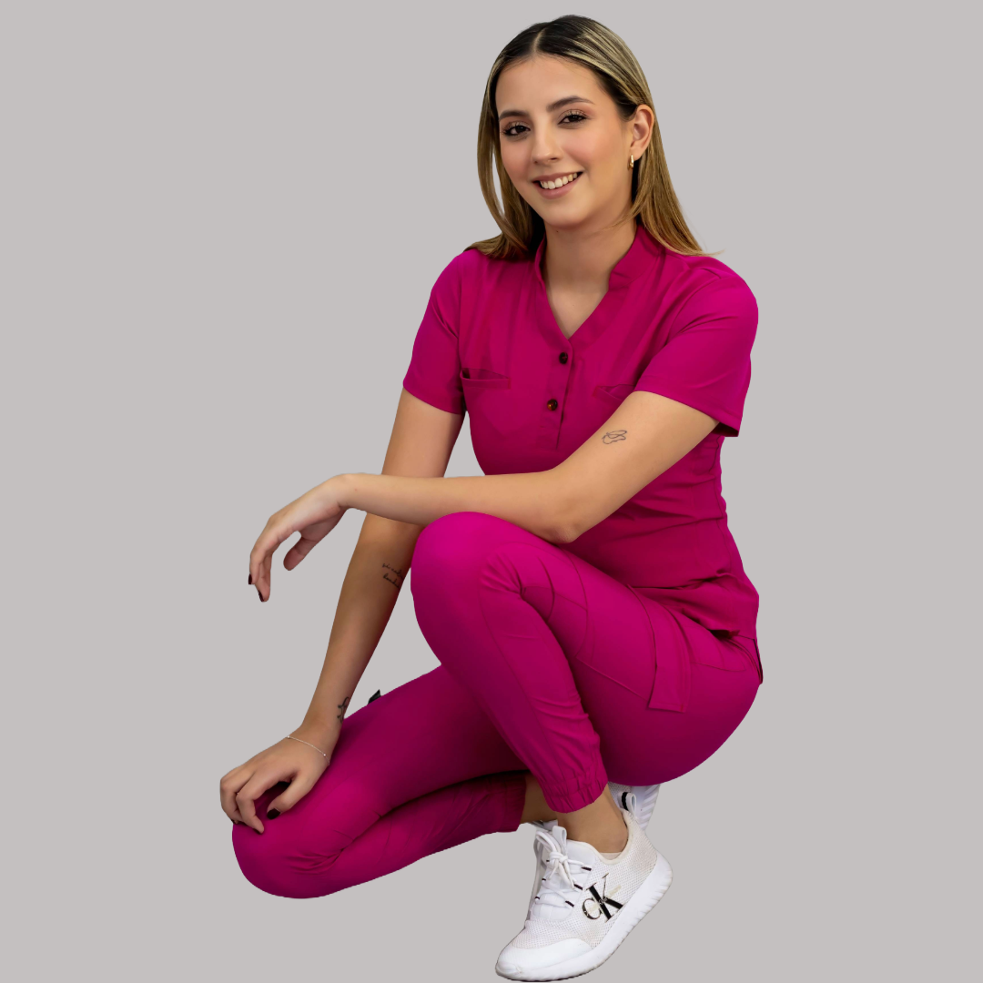 Women's Top Hot Pink, Scrubs 520