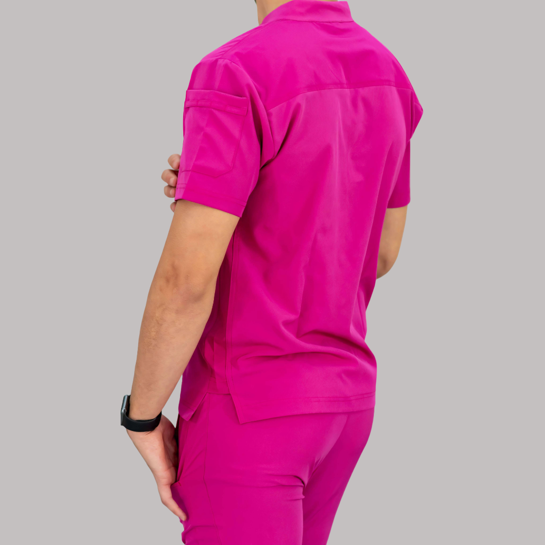 Men's Top Hot Pink, Scrubs 520