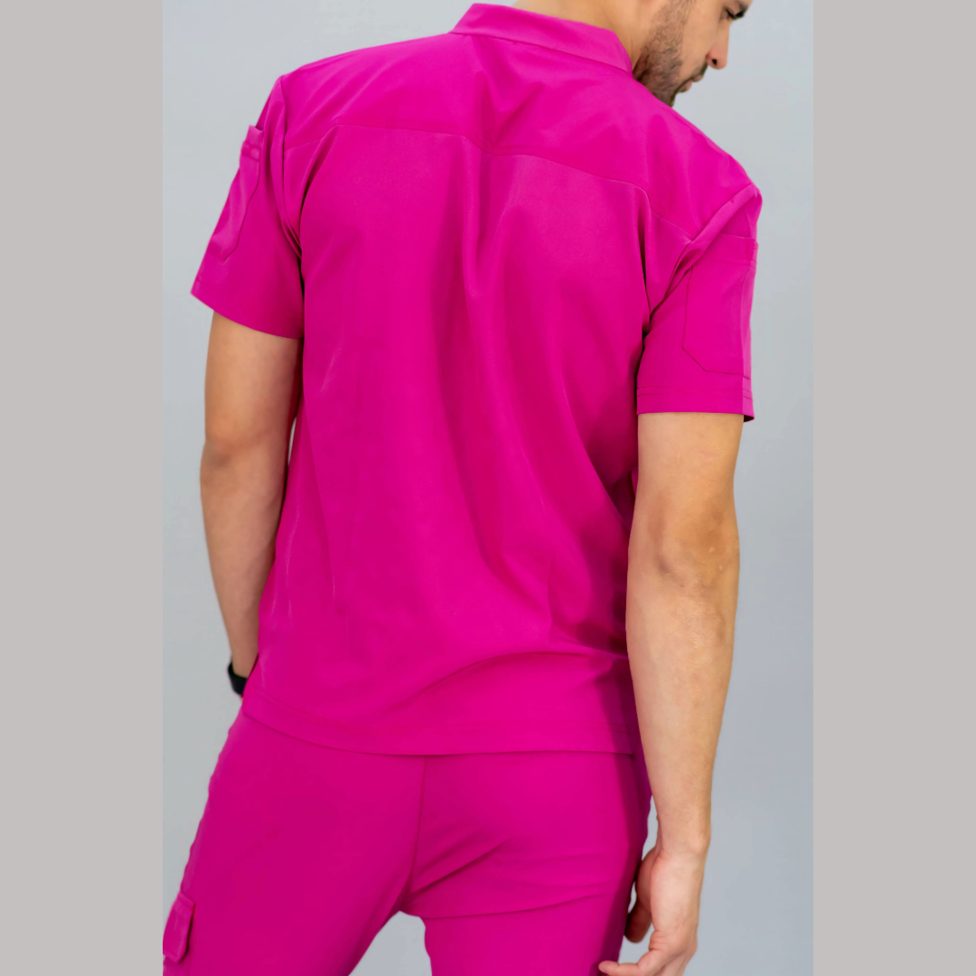 Men's Top Hot Pink, Scrubs 520