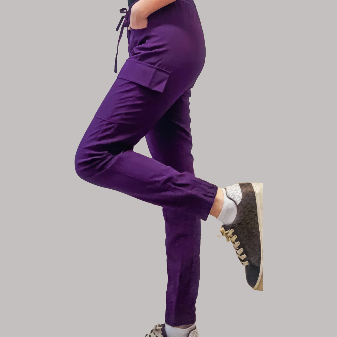 Women's Skinny Purple Jogger, Scrubs 520
