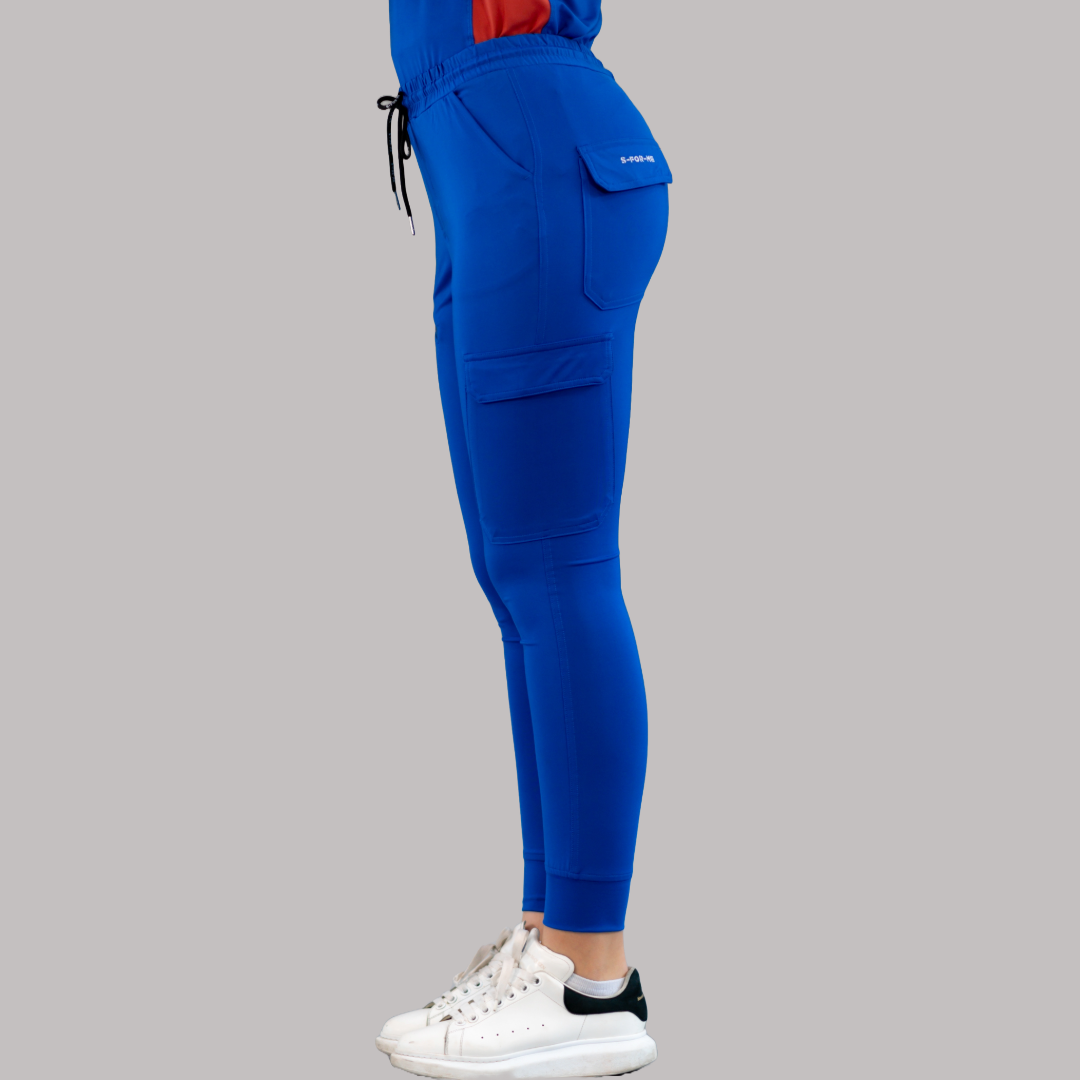 Unisex Relaxed Jogger 905 Royal Blue, Super Stretch Scrubs