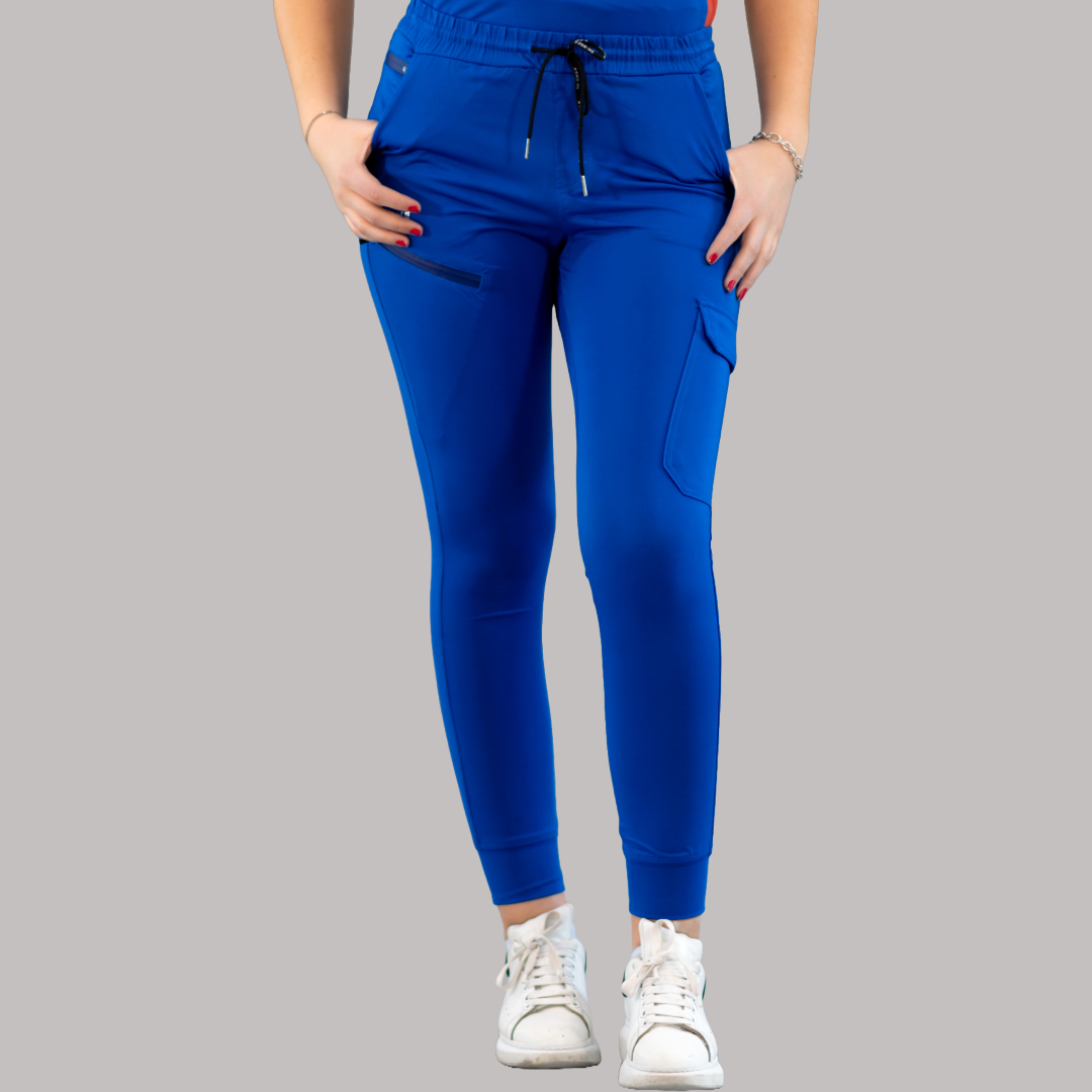 Unisex Relaxed Jogger 905 Royal Blue, Super Stretch Scrubs