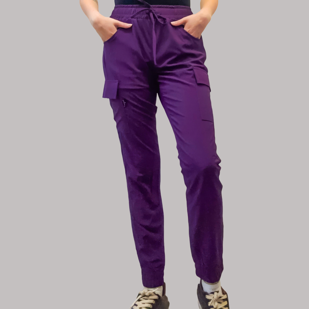 Women's Skinny Purple Jogger, Scrubs 520