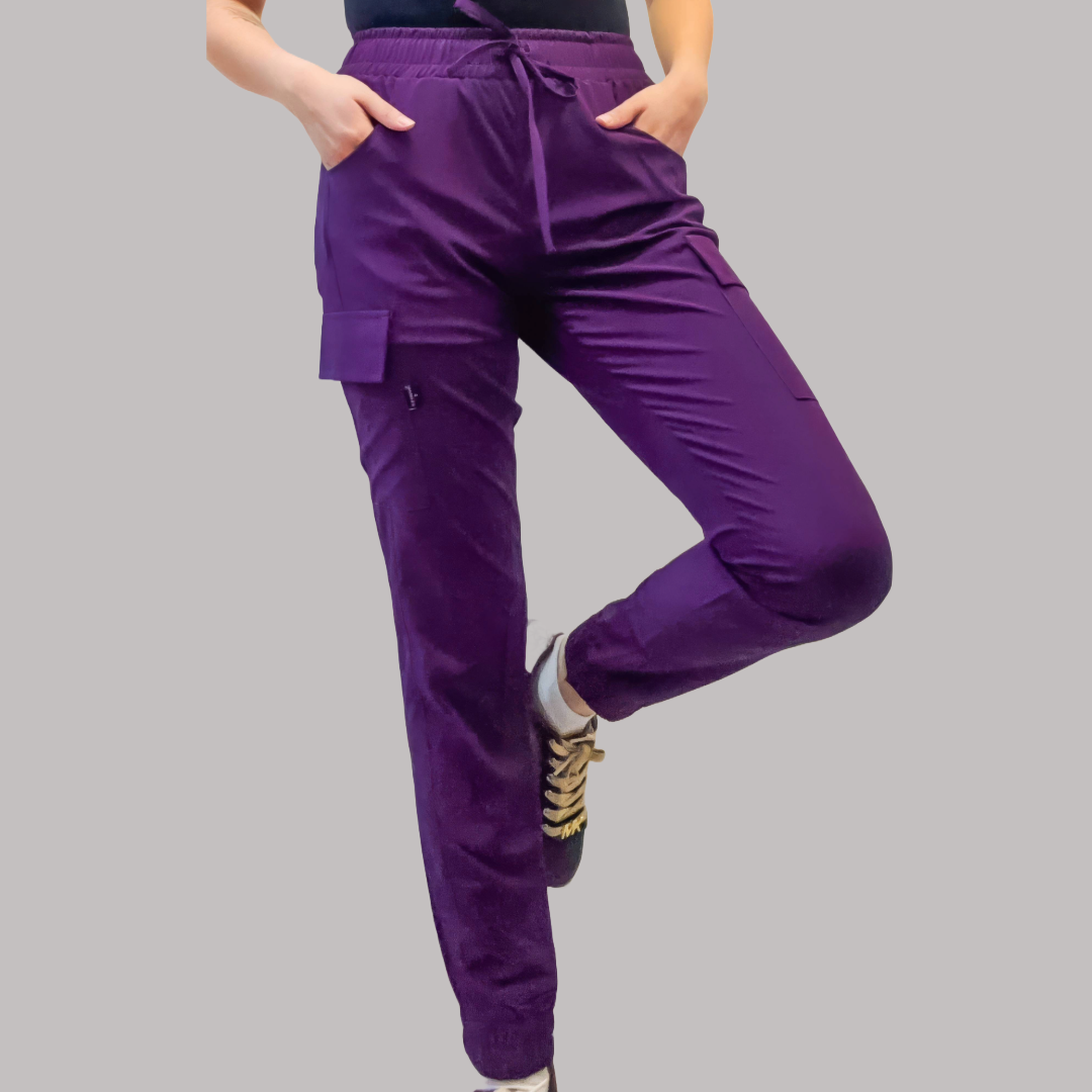 Women's Skinny Purple Jogger, Scrubs 520