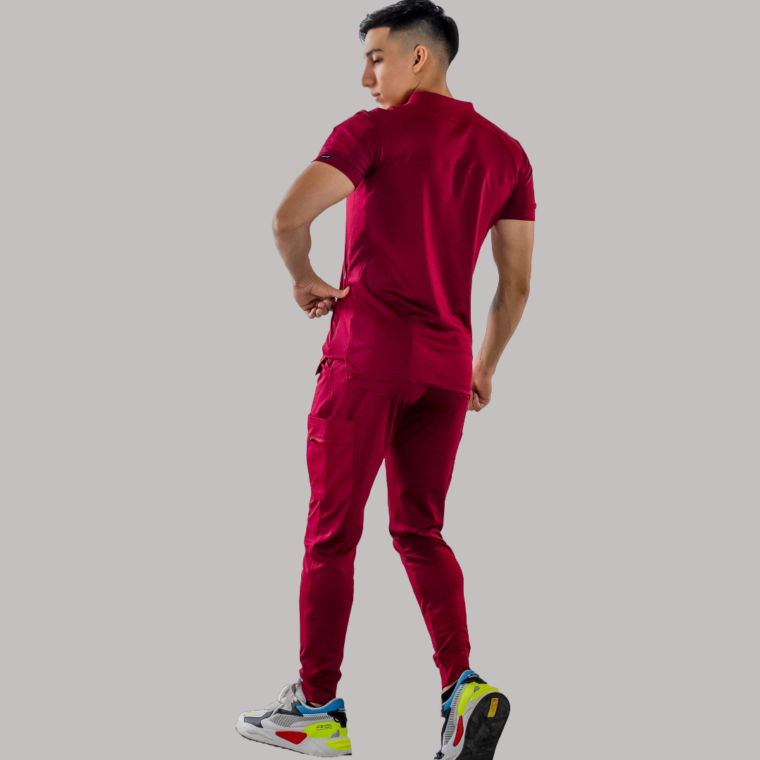 Men's Top 901 Burgundy Super Stretch