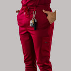 Men's Jogger Pants 901 Burgundy Super Stretch, Scrubs 901