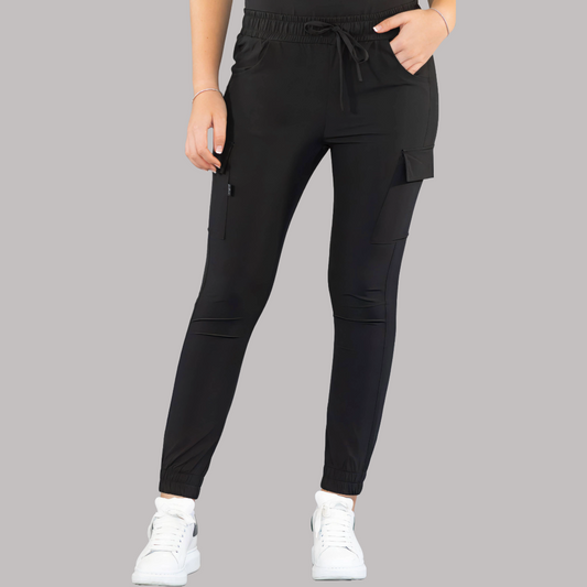 Women's Skinny Black Jogger, Scrubs 520