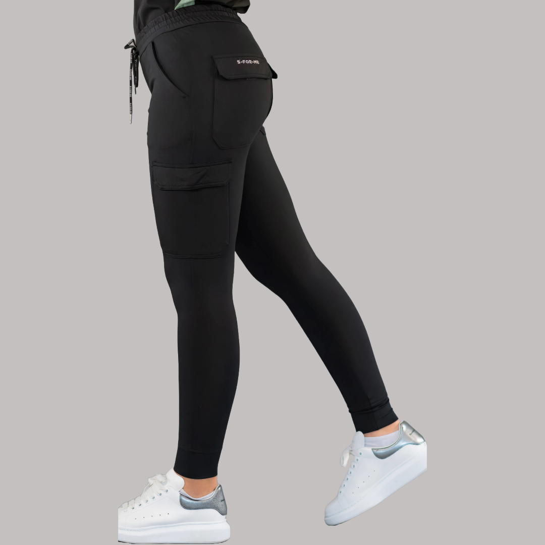 Women’s Jogger 905 Black, Super Stretch Scrubs