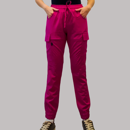 Women's Skinny Hot Pink Pants, Scrubs 520