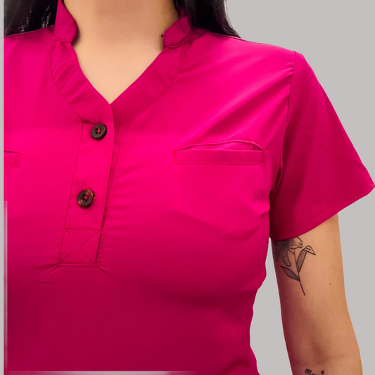 Women's Top Hot Pink, Scrubs 520