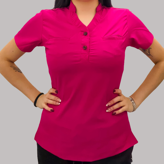 Women's Top Hot Pink, Scrubs 520