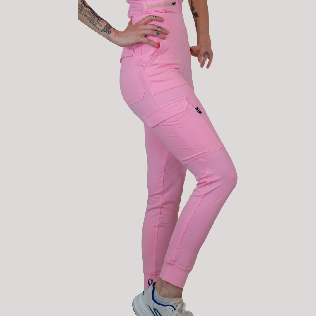 Women's Scrubs Jogger Pants 901 Pale Pink