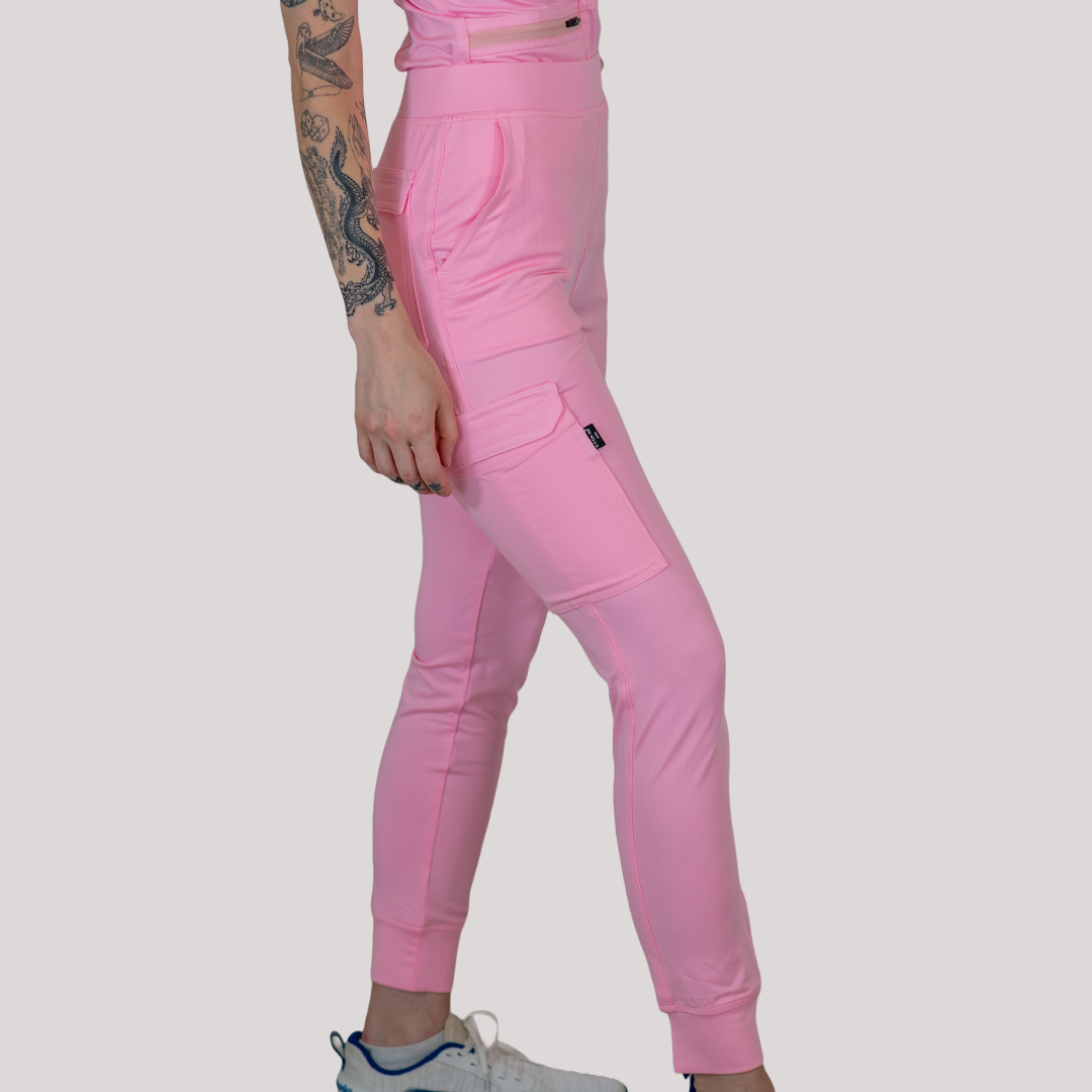 Women's Scrubs Jogger Pants 901 Pale Pink