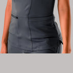 Women's Top 901 Oxford Gray, Super Stretch Scrubs
