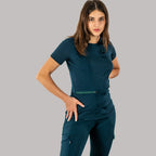 Women's Scrubs Top 901 Bottle Green