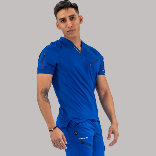 Men's Top 905 Royal Blue, Scrubs Super Stretch